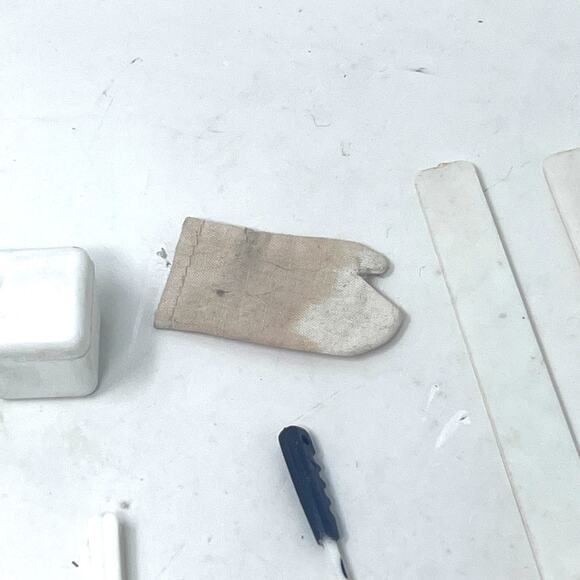 GI Joe Ski Patrol Accessories VTG White Sled Snow Shoes Boot Glove Pole - AS IS - Picture 2 of 7